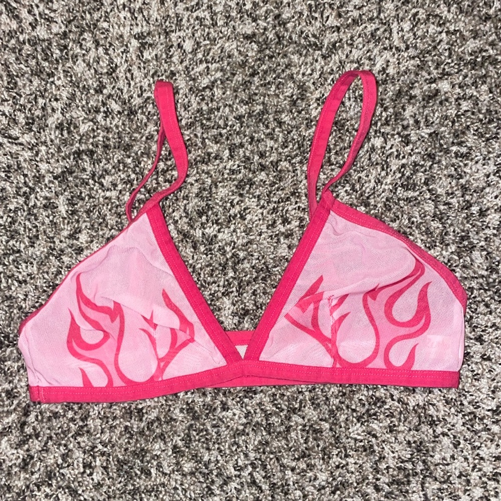 Romwe Flame Bralette